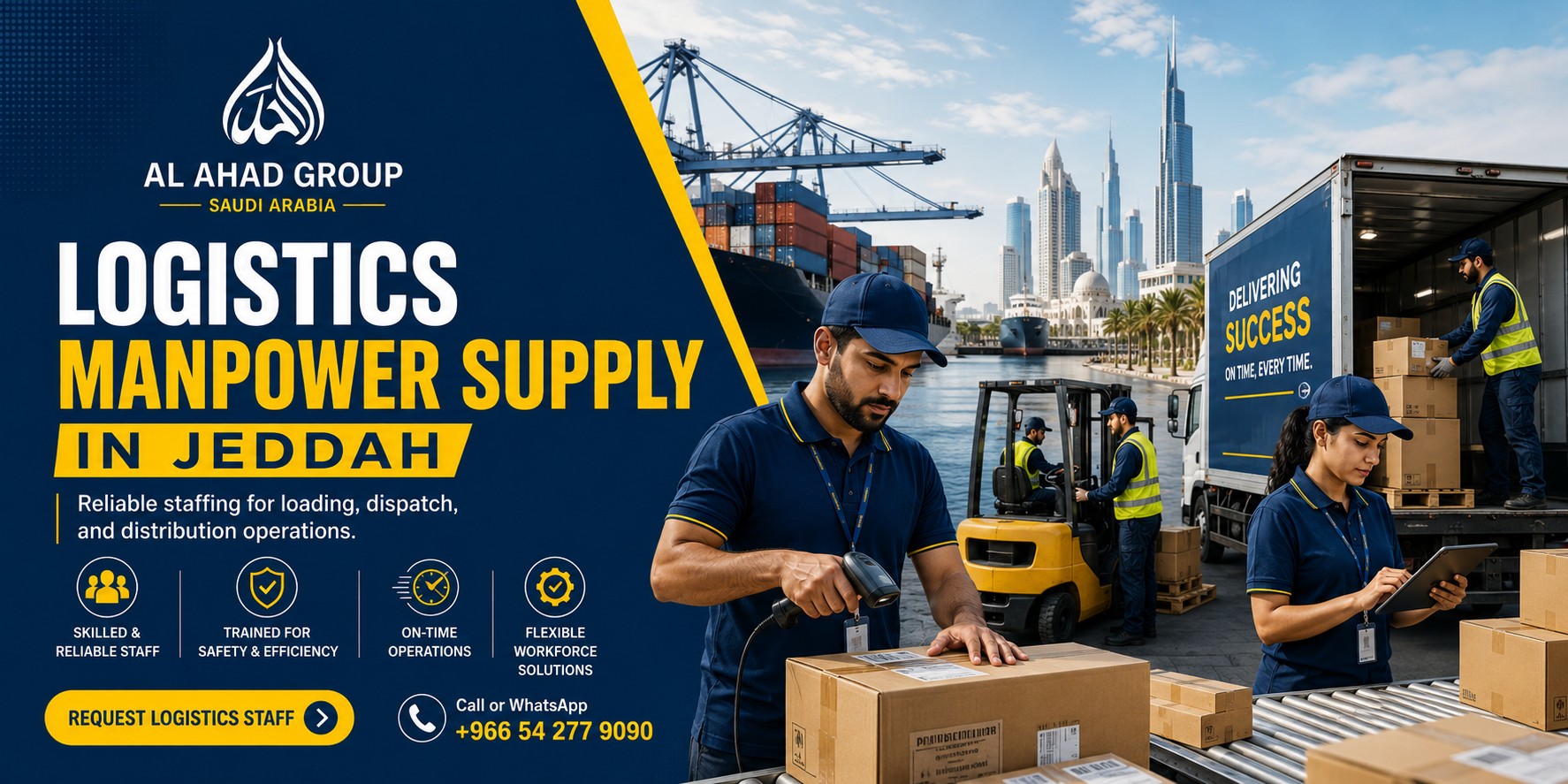 Warehouse and Logistics Manpower in Jeddah: How to Handle Volume | AL AHAD GROUP