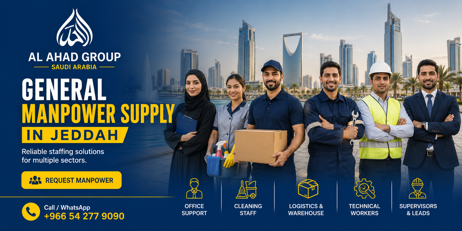 Hire Workers in Jeddah | AL AHAD GROUP
