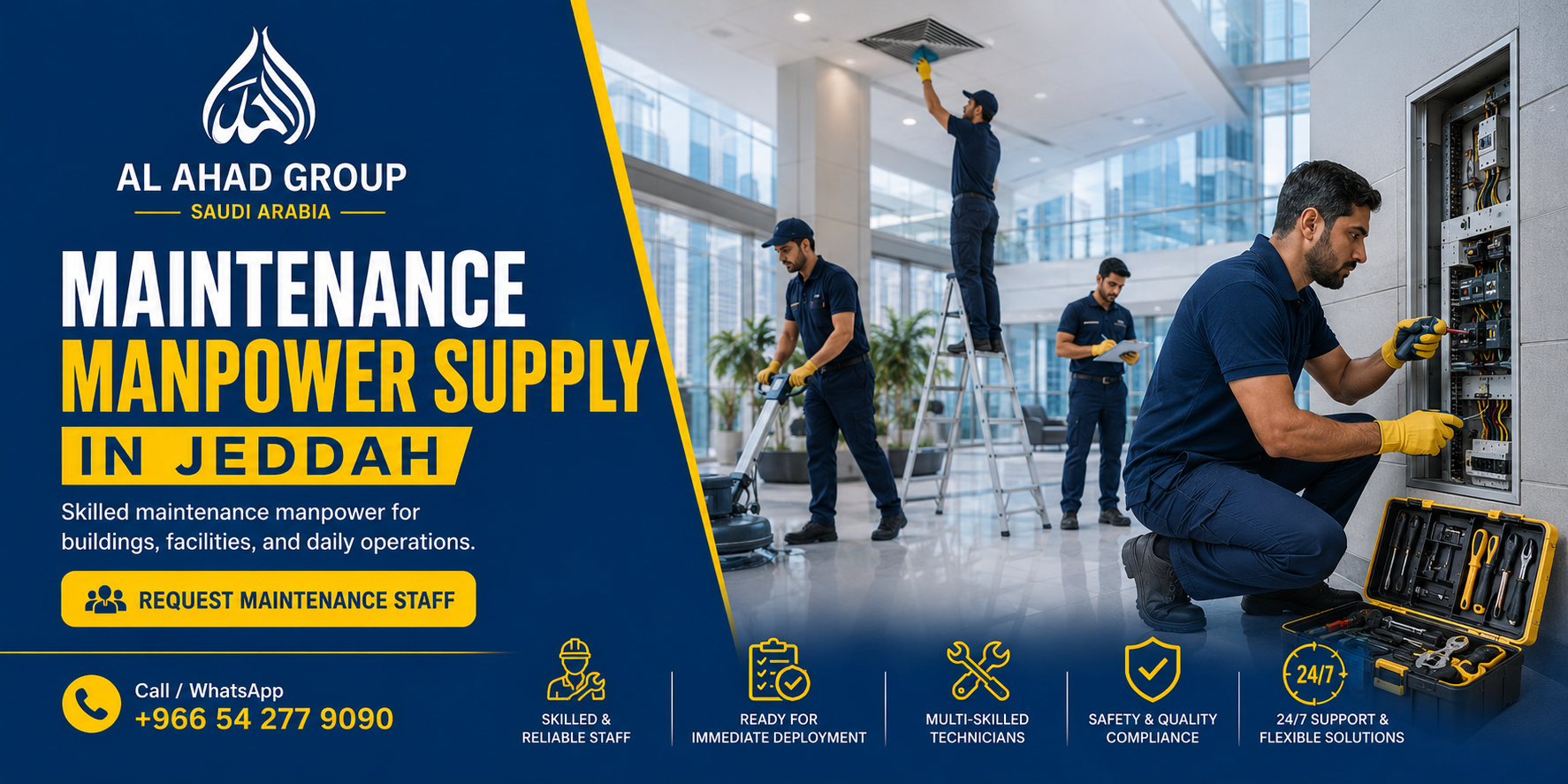 Soft Services Manpower in Jeddah | AL AHAD GROUP