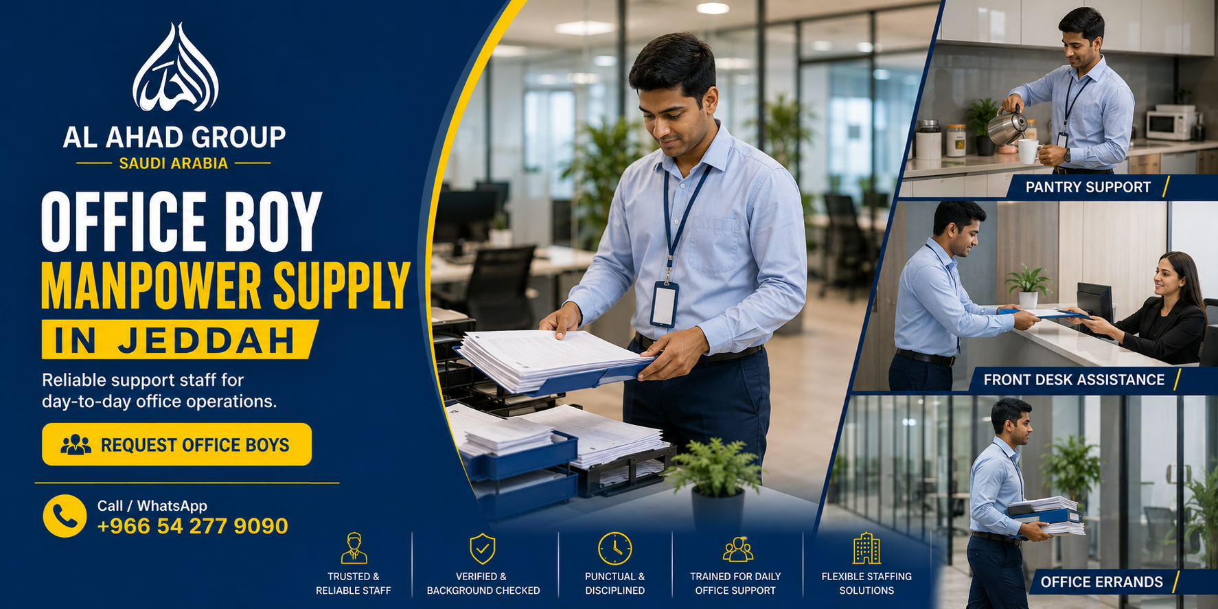 Office Boy and Tea Boy Manpower Supply in Jeddah | AL AHAD GROUP