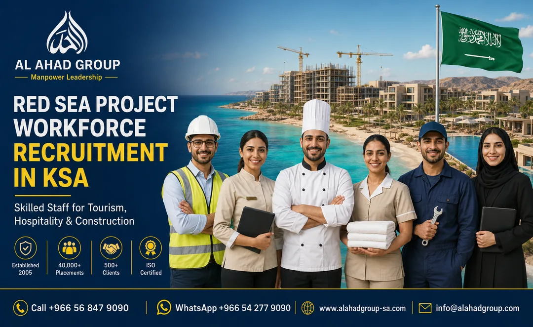 Jeddah direct manpower supply homepage with project workforce, hospitality and technical manpower support.