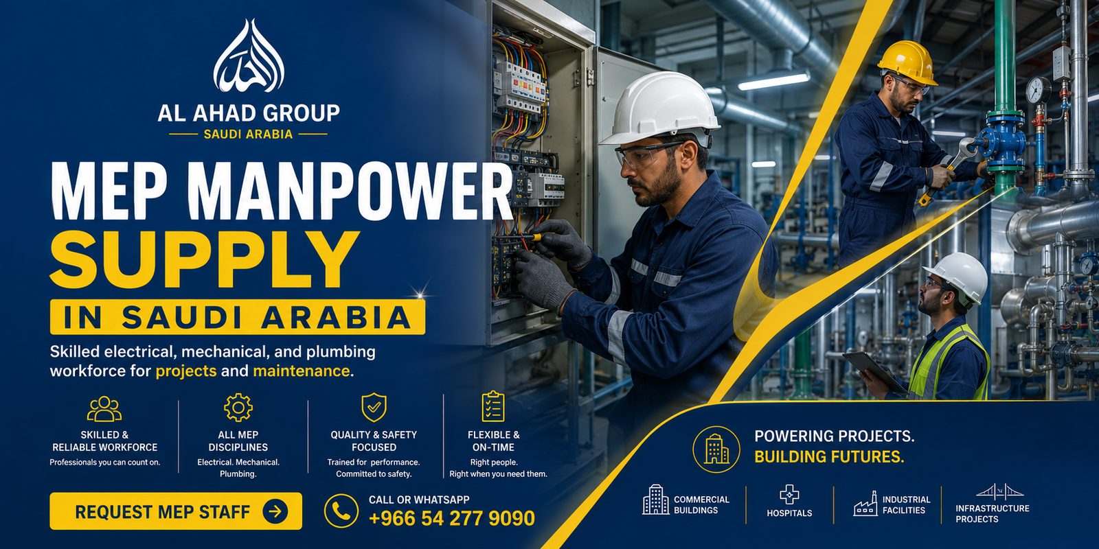 MEP Worker Manpower Agency in Jeddah