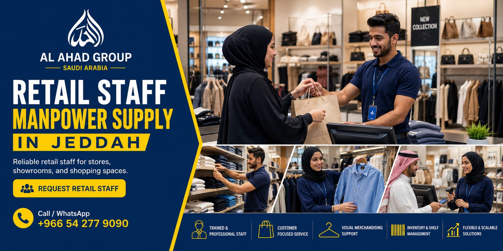 Mall Cleaning Staff in Jeddah for Retail and Public Area Operations