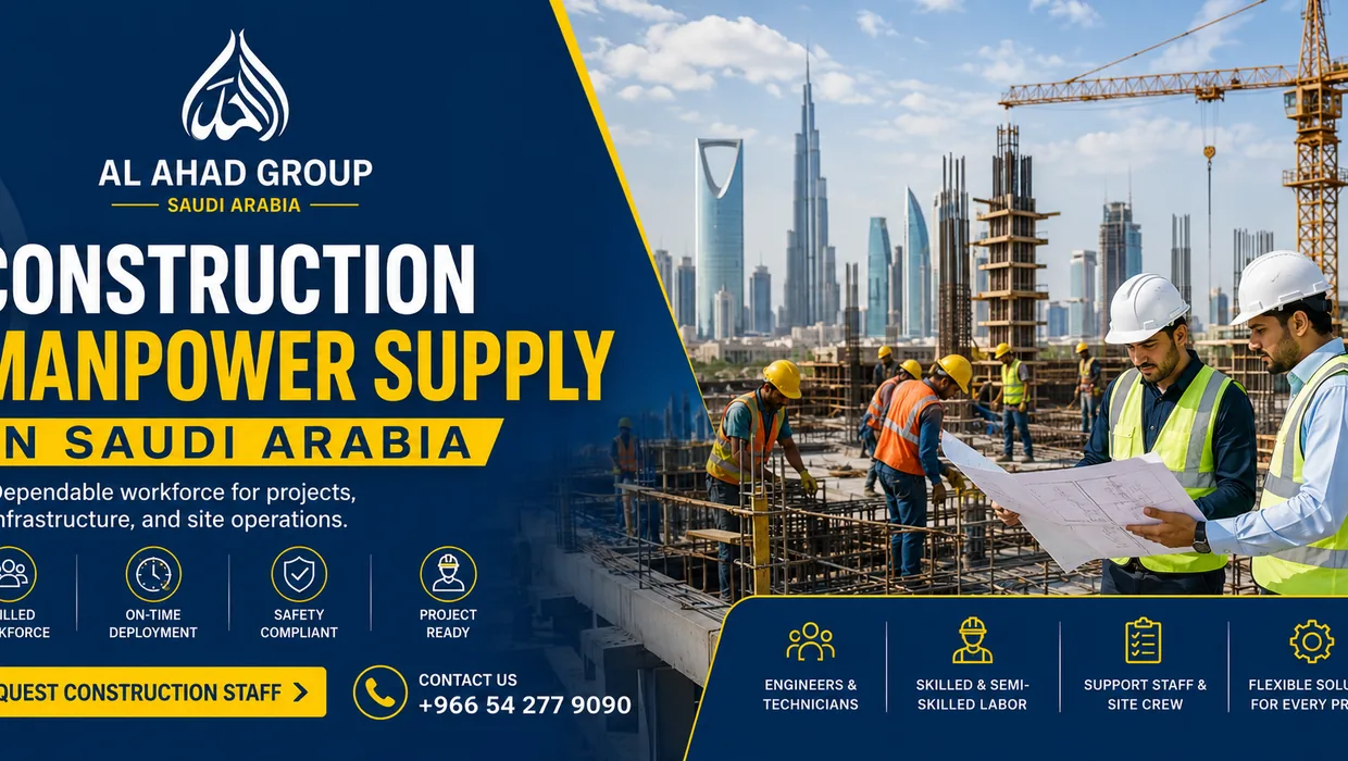 Construction and project manpower support for contractors and site teams on Aviation Support Manpower in Jeddah for Employers and Contractors