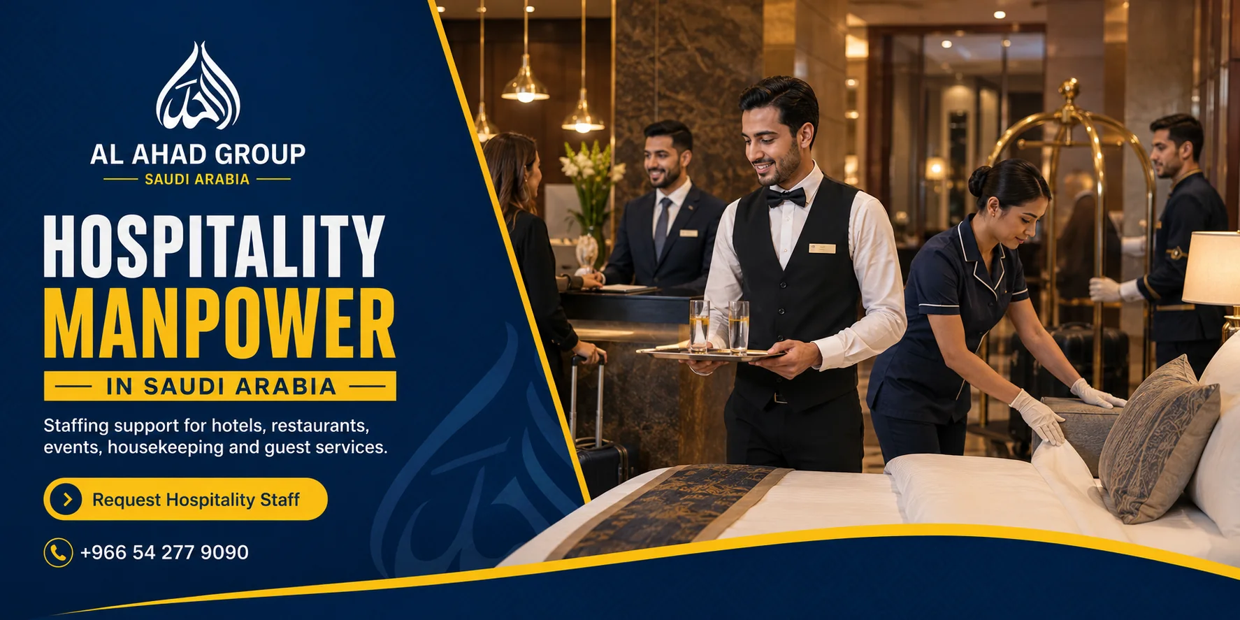 Hospitality Manpower Supply in Jeddah — single workforce scene