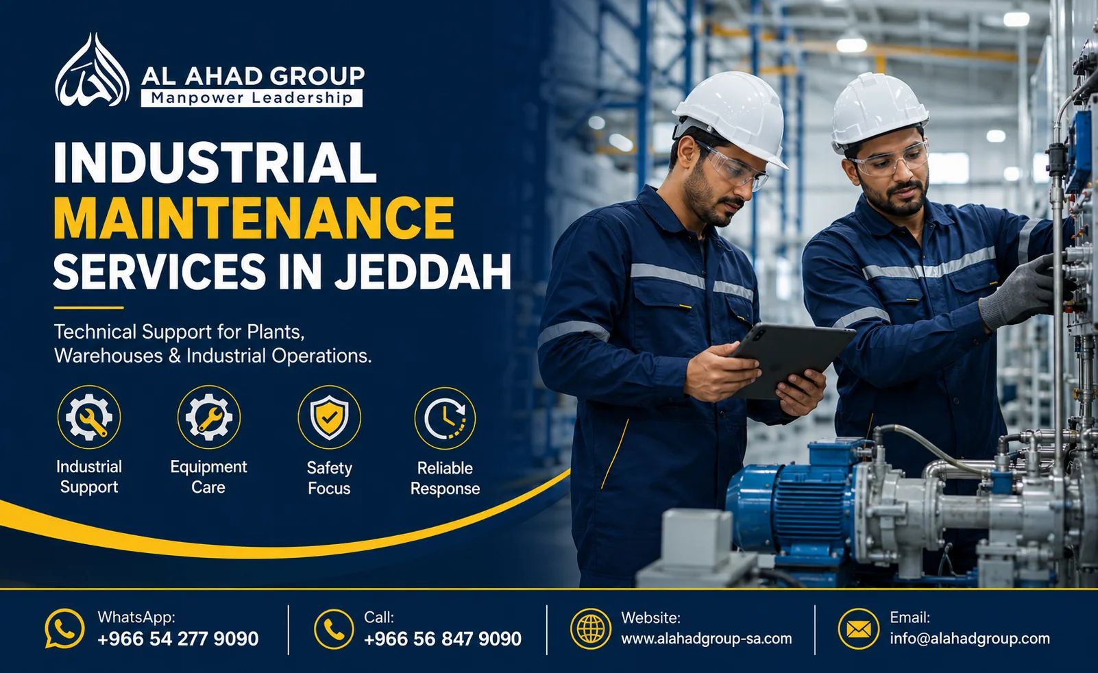 Industrial Manpower Supply in Jeddah — single workforce scene