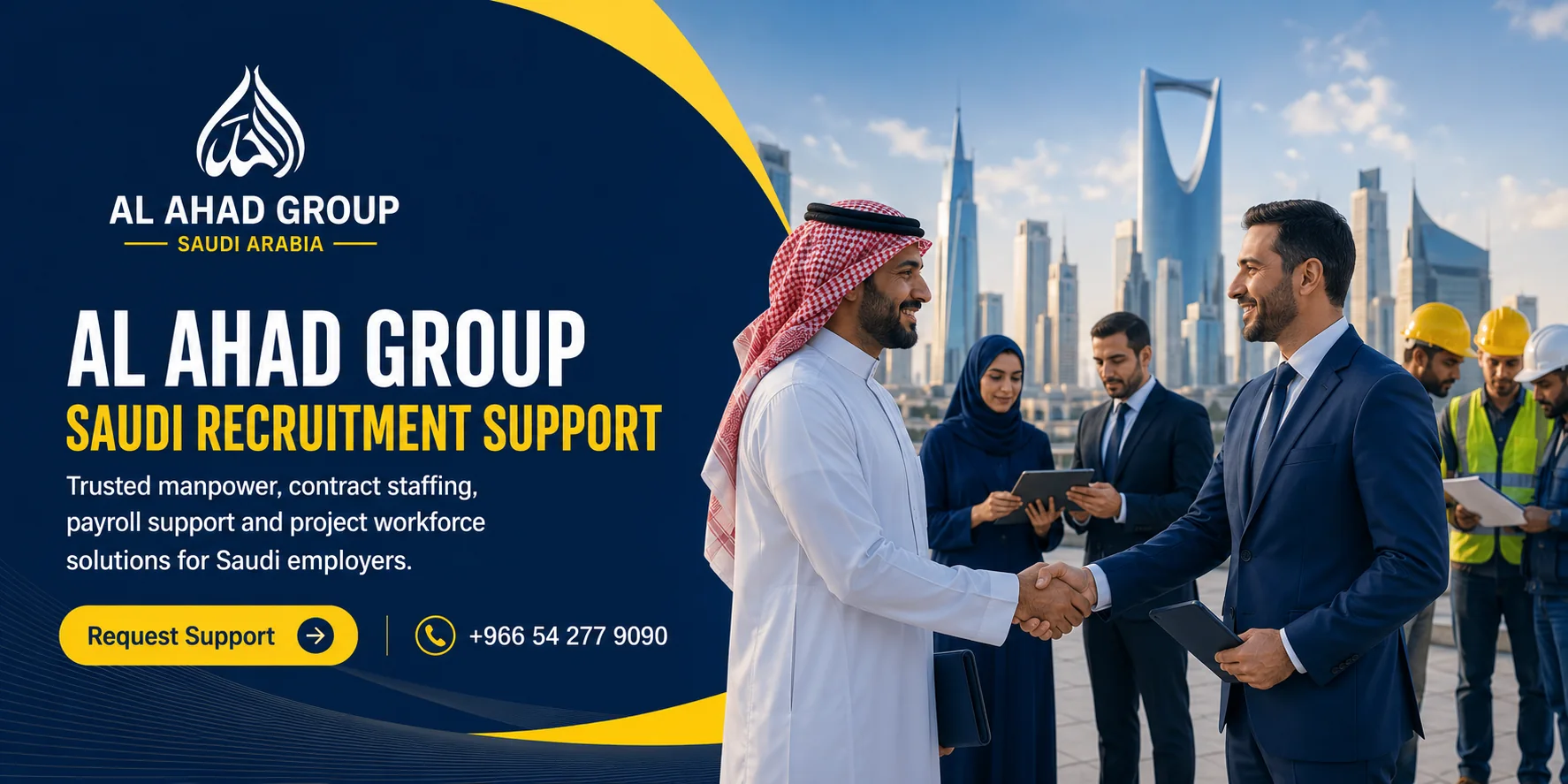 Temporary Manpower Supply in Jeddah — single workforce scene
